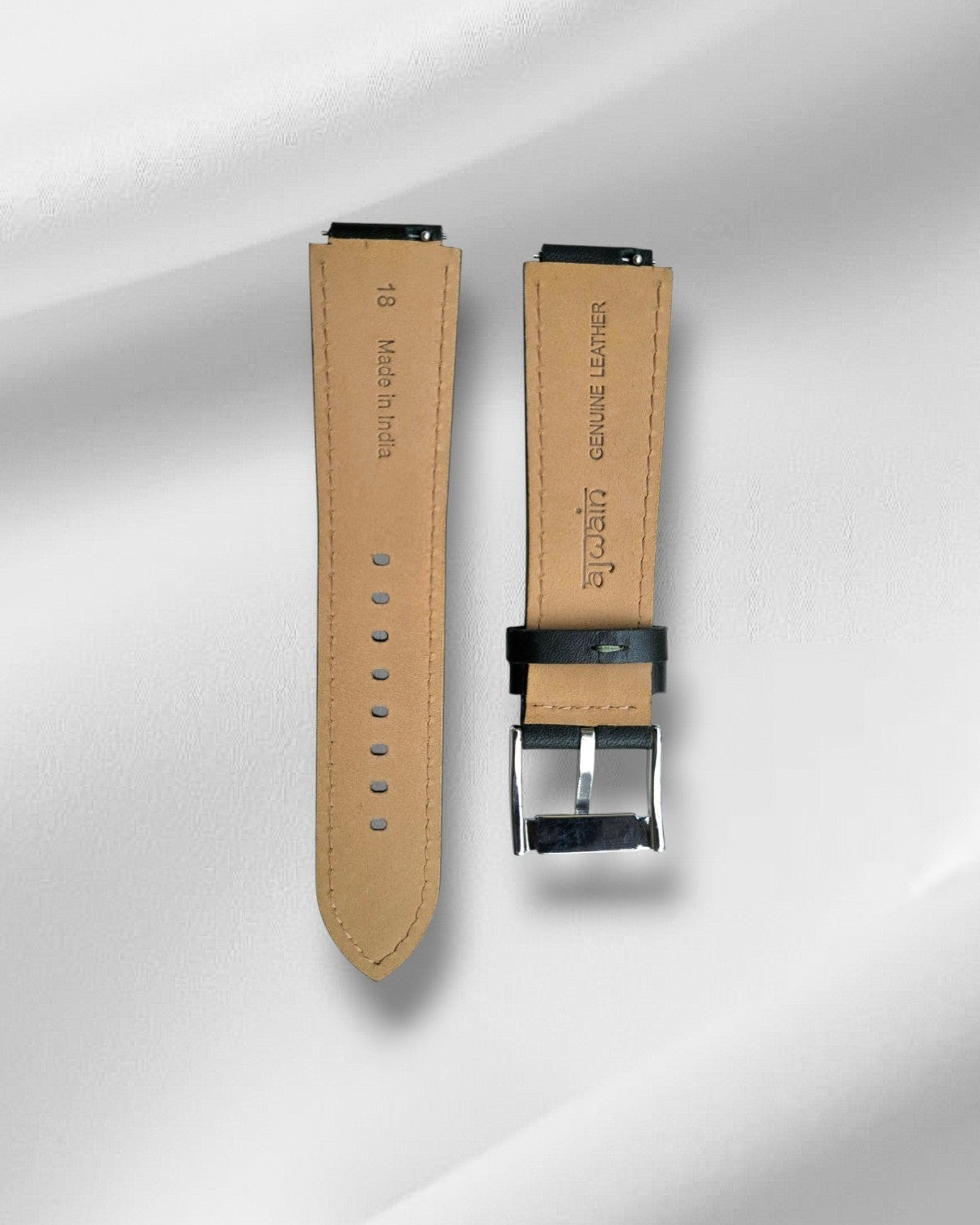 Fitted Vintage Green Italian Leather Strap for the Casio AE1200