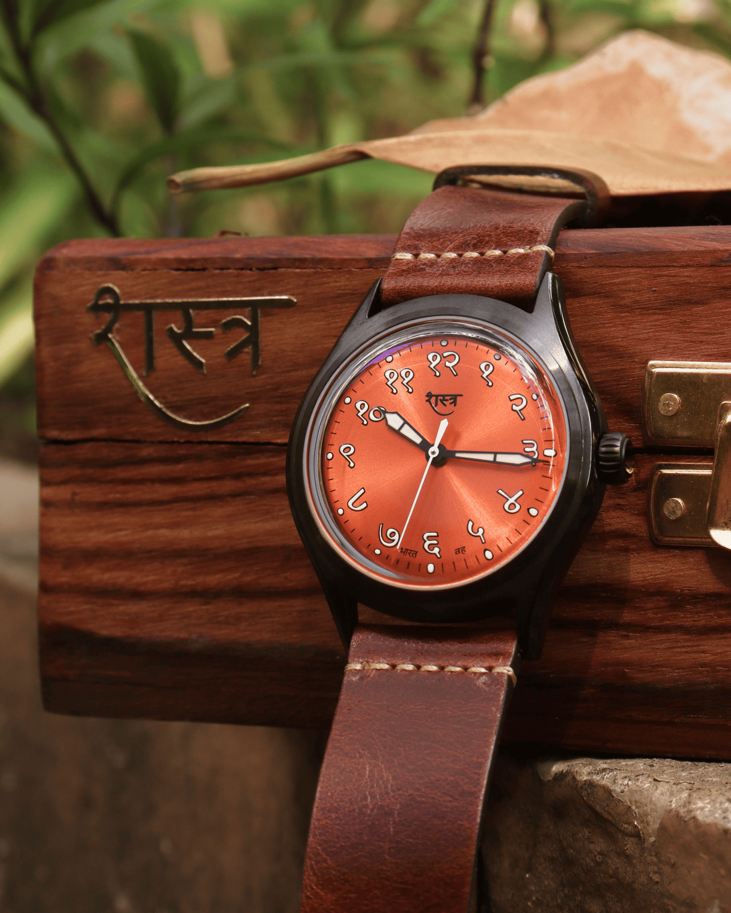 Shastra Swarajya Stealth Edition luxury watch with all-black tactical design and premium movement