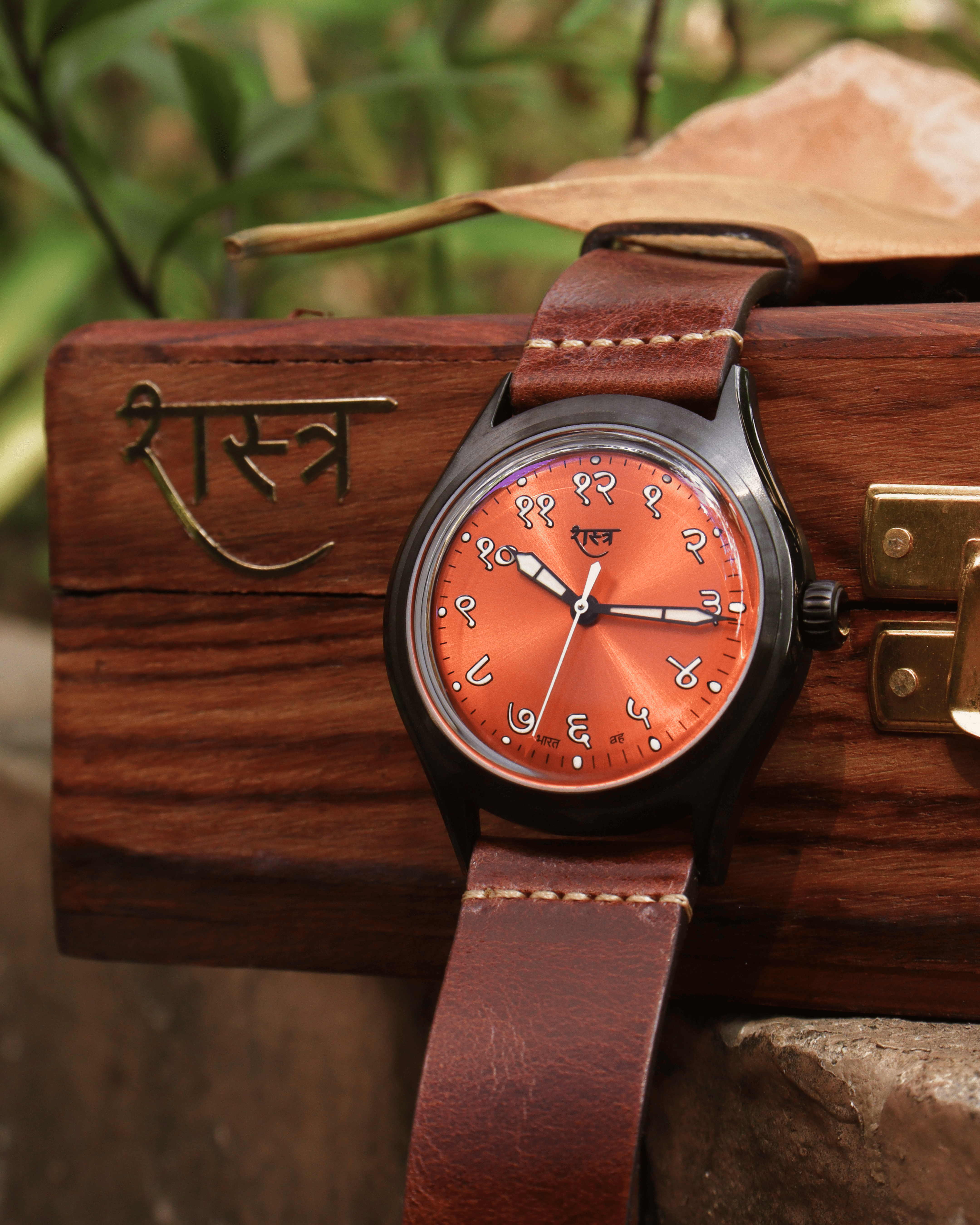 Shastra Swarajya Stealth Edition luxury watch with all-black tactical design and premium movement