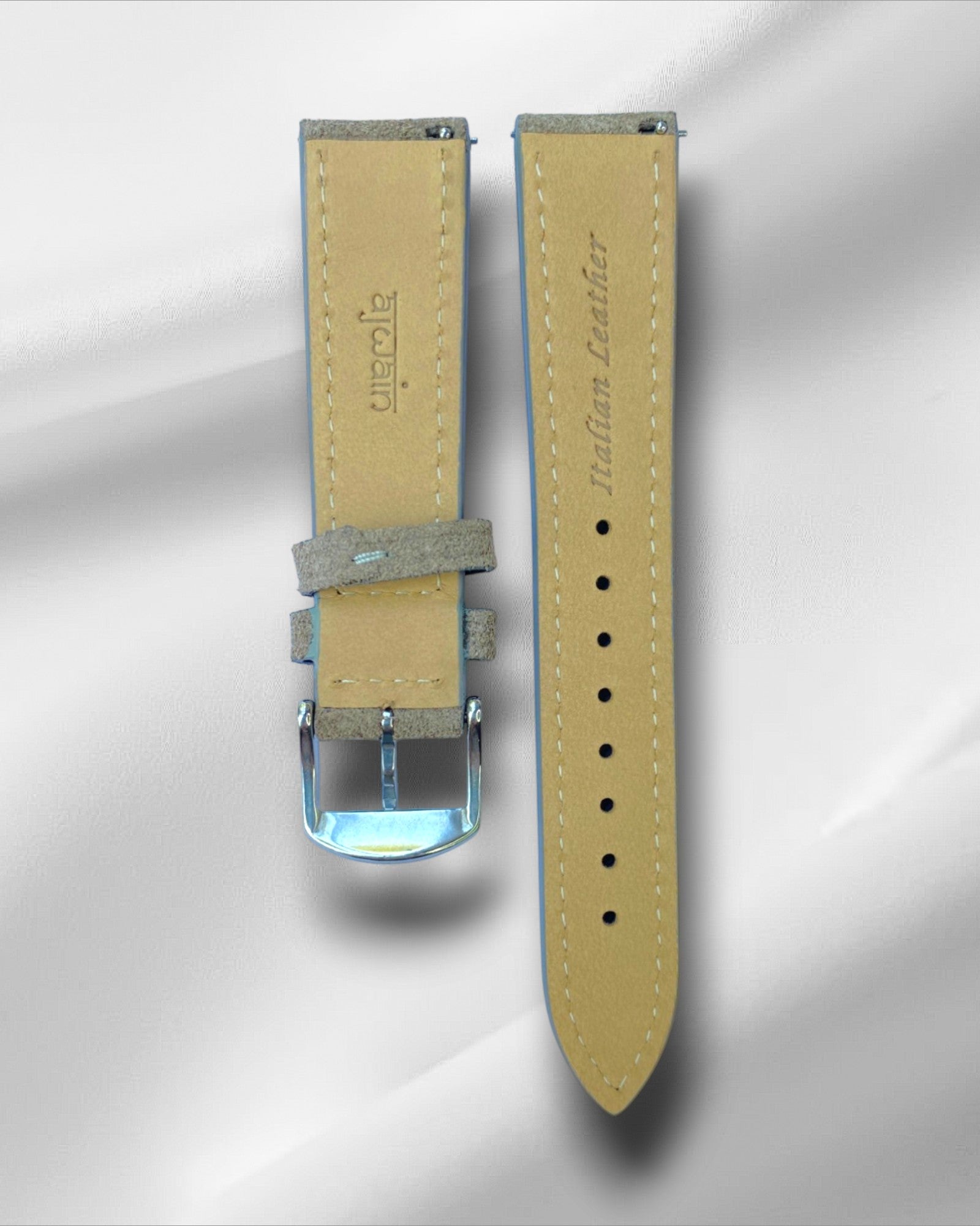 Grey Suede Italian strap