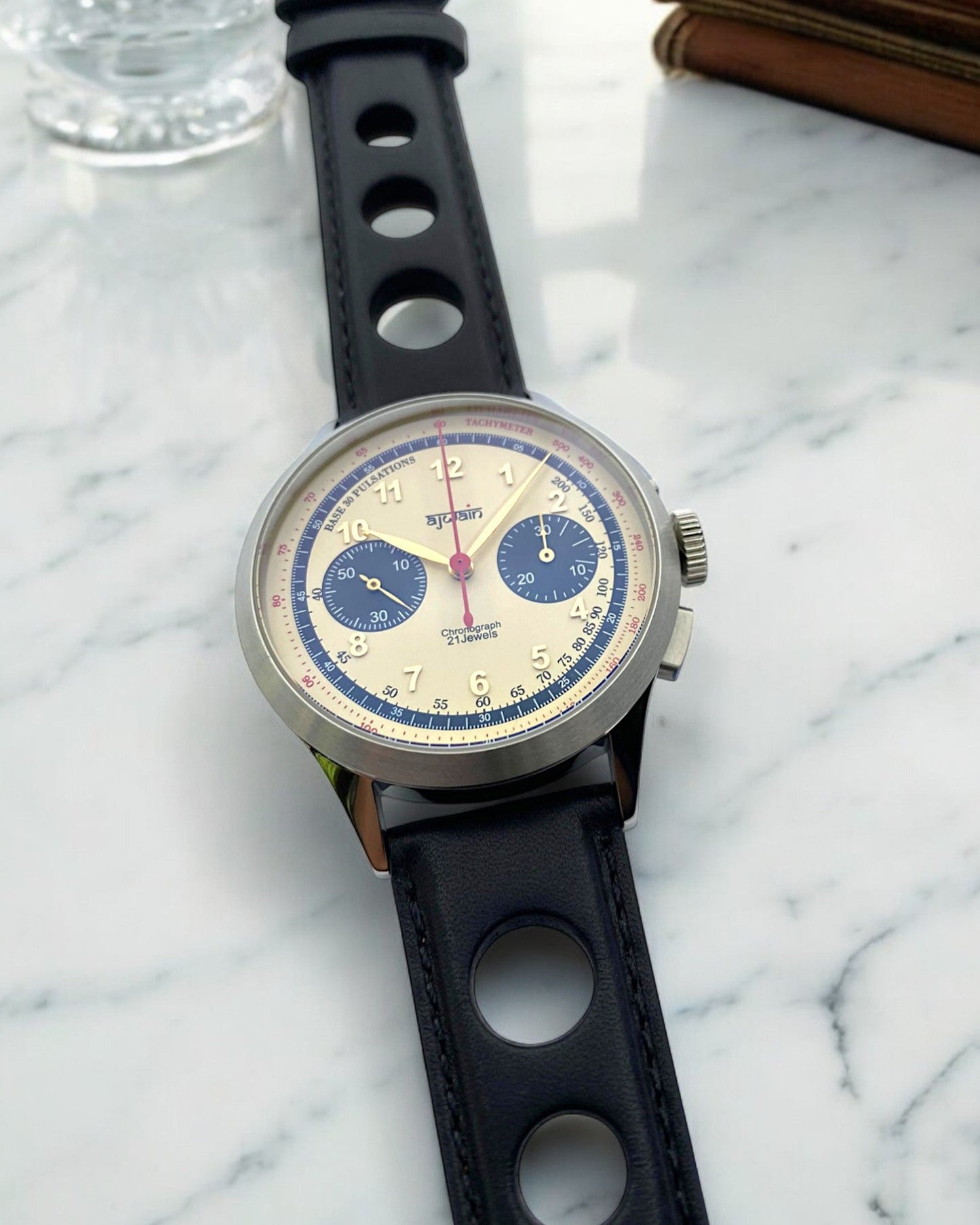 Sholavaram III Vintage Panda chronograph