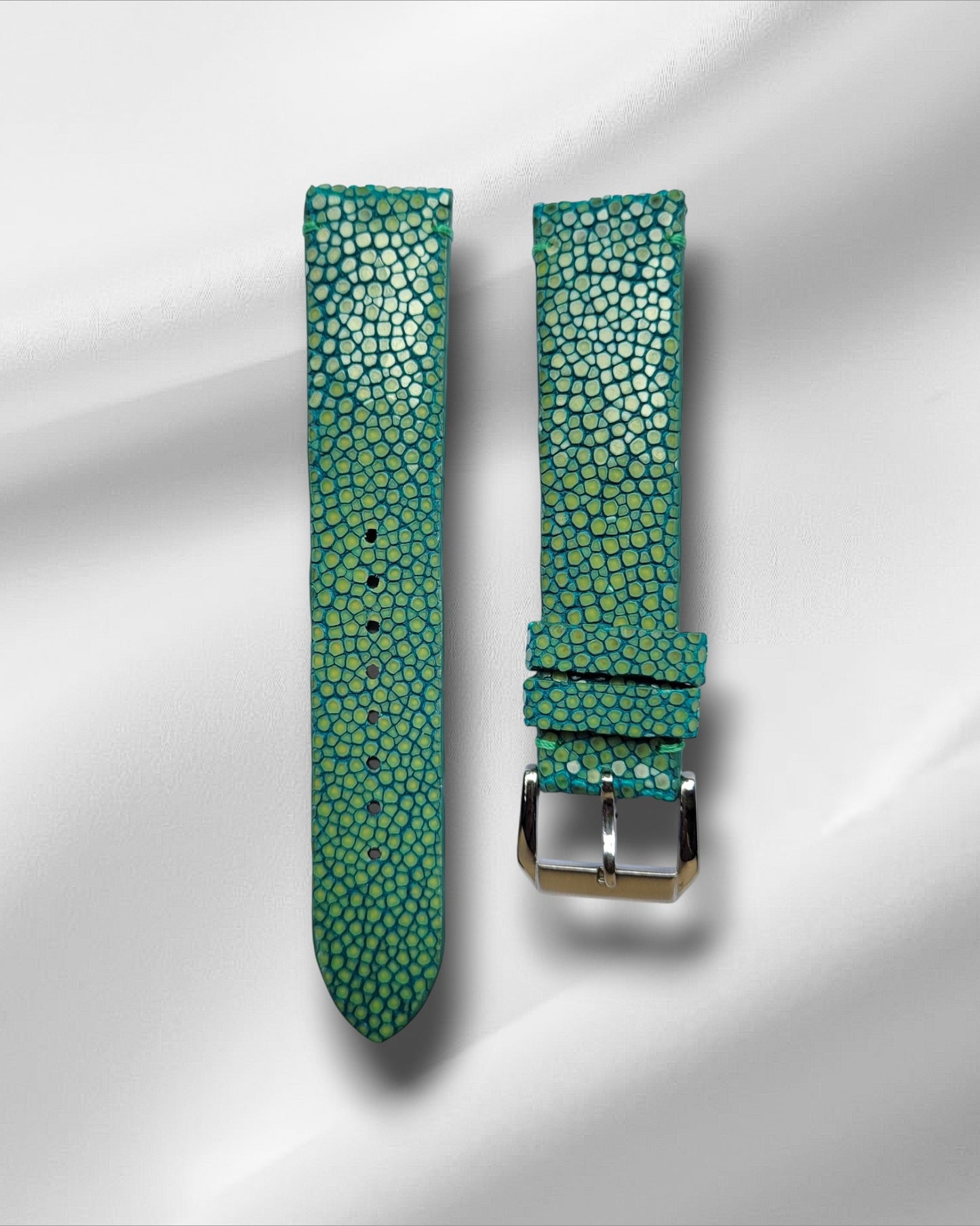 Emerald Green Stingray Leather Watch Straps