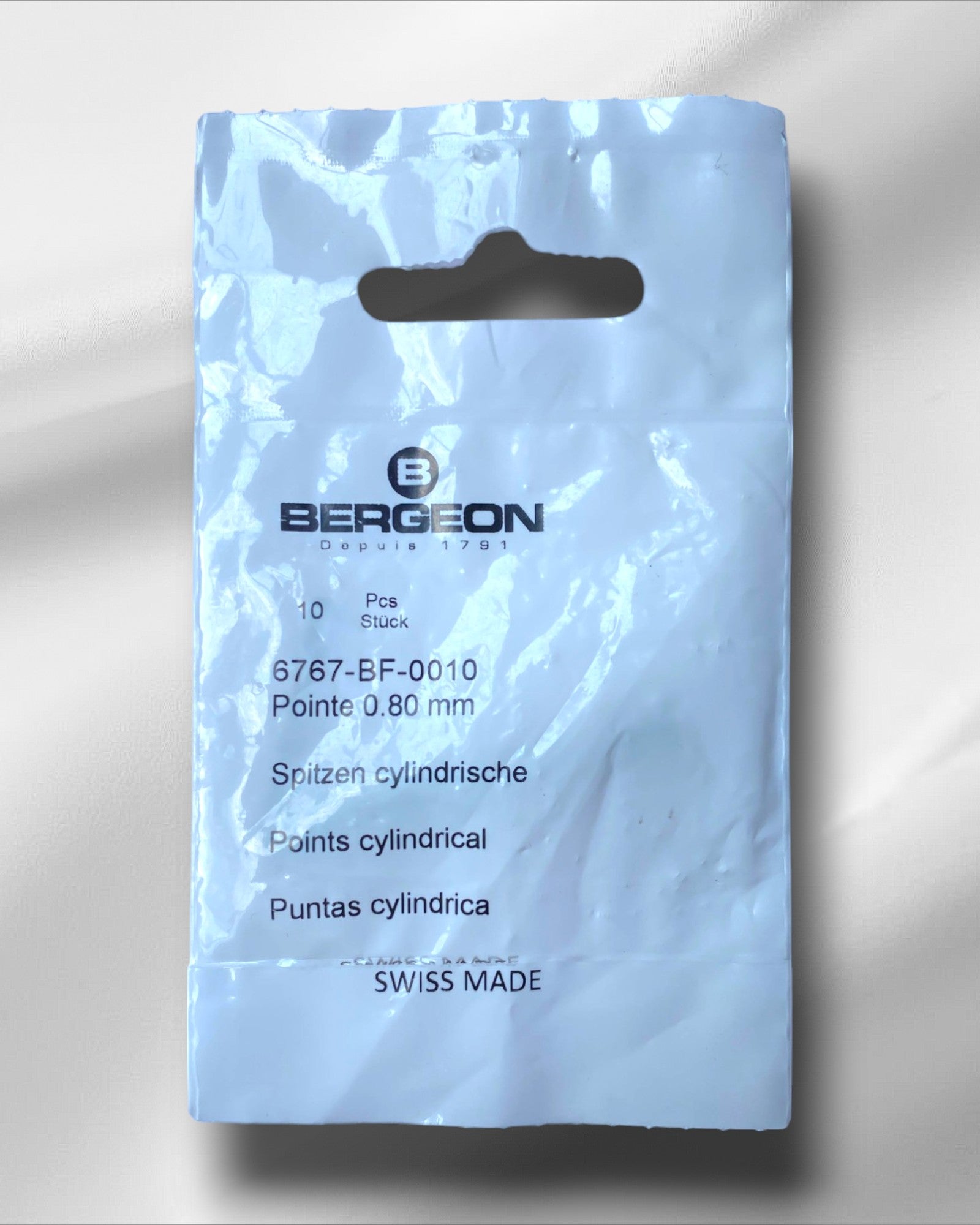 Genuine Bergeon 6767-BF-0010 point tool bit (Swiss Made)