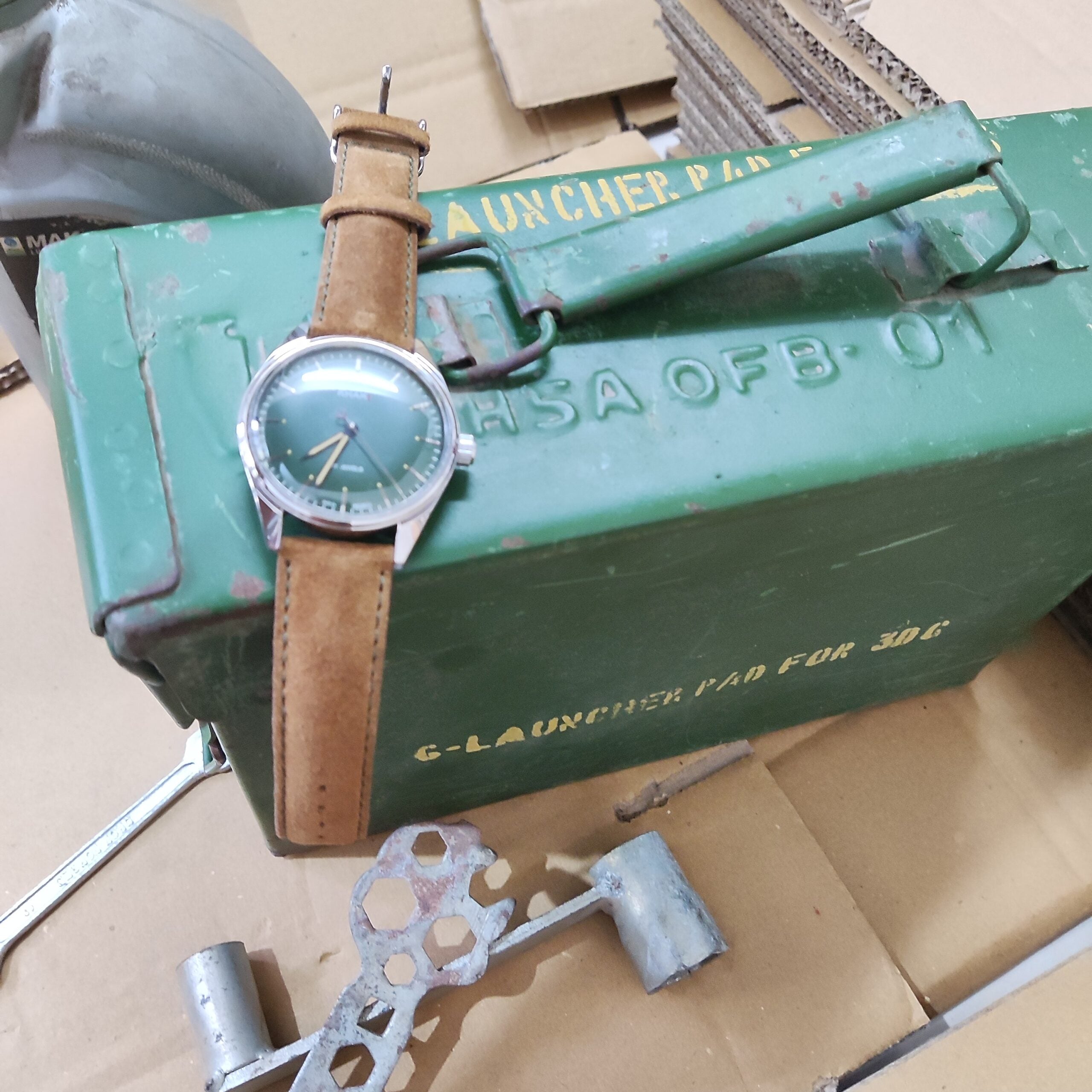 Decommissioned Indian Army M19A1 Ammo Can