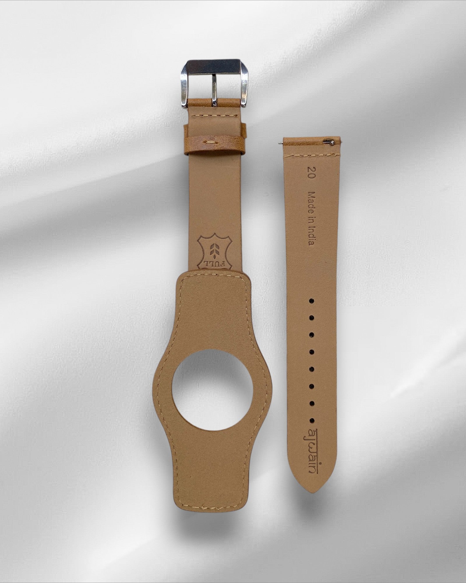 Ajwain Tan leather bund strap