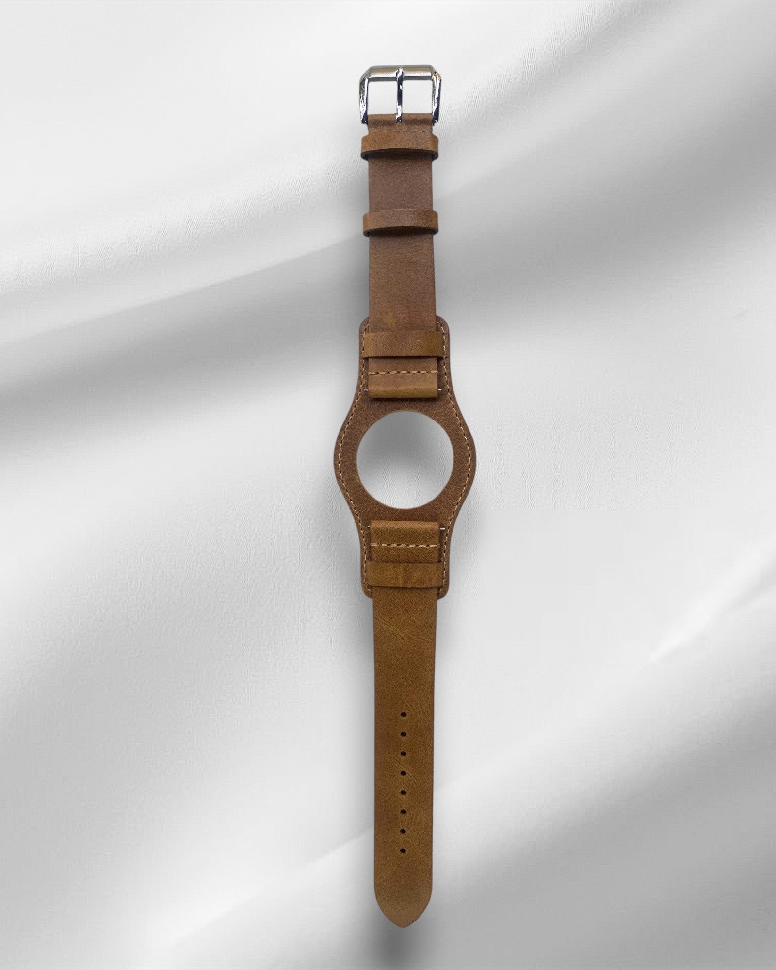 Ajwain Tan leather bund strap