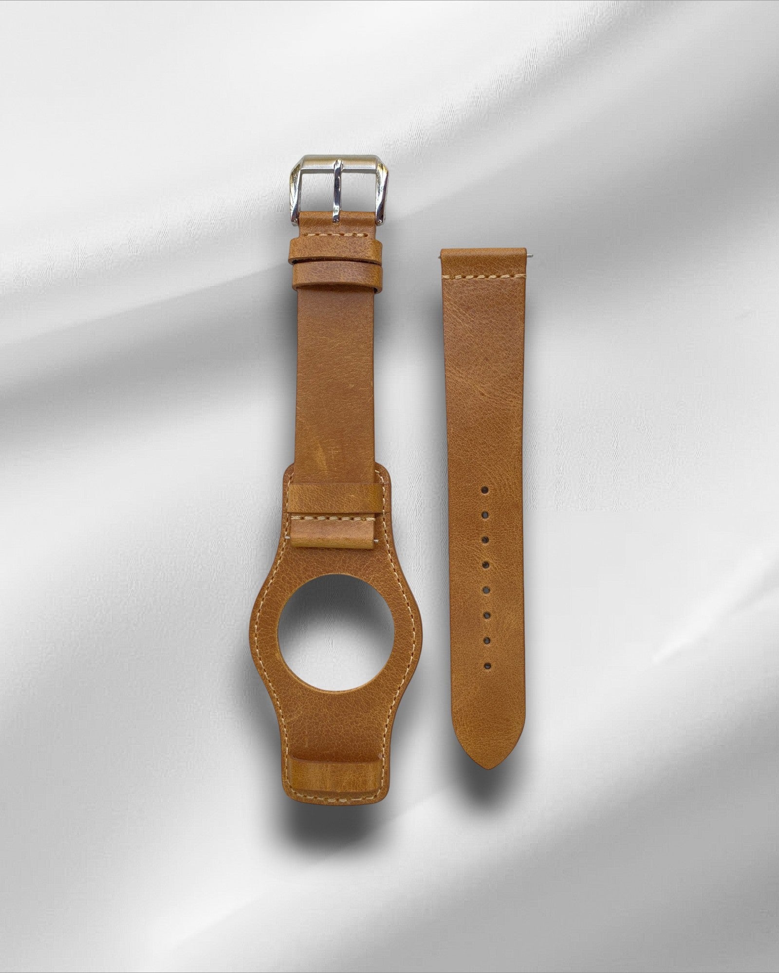Ajwain Tan leather bund strap
