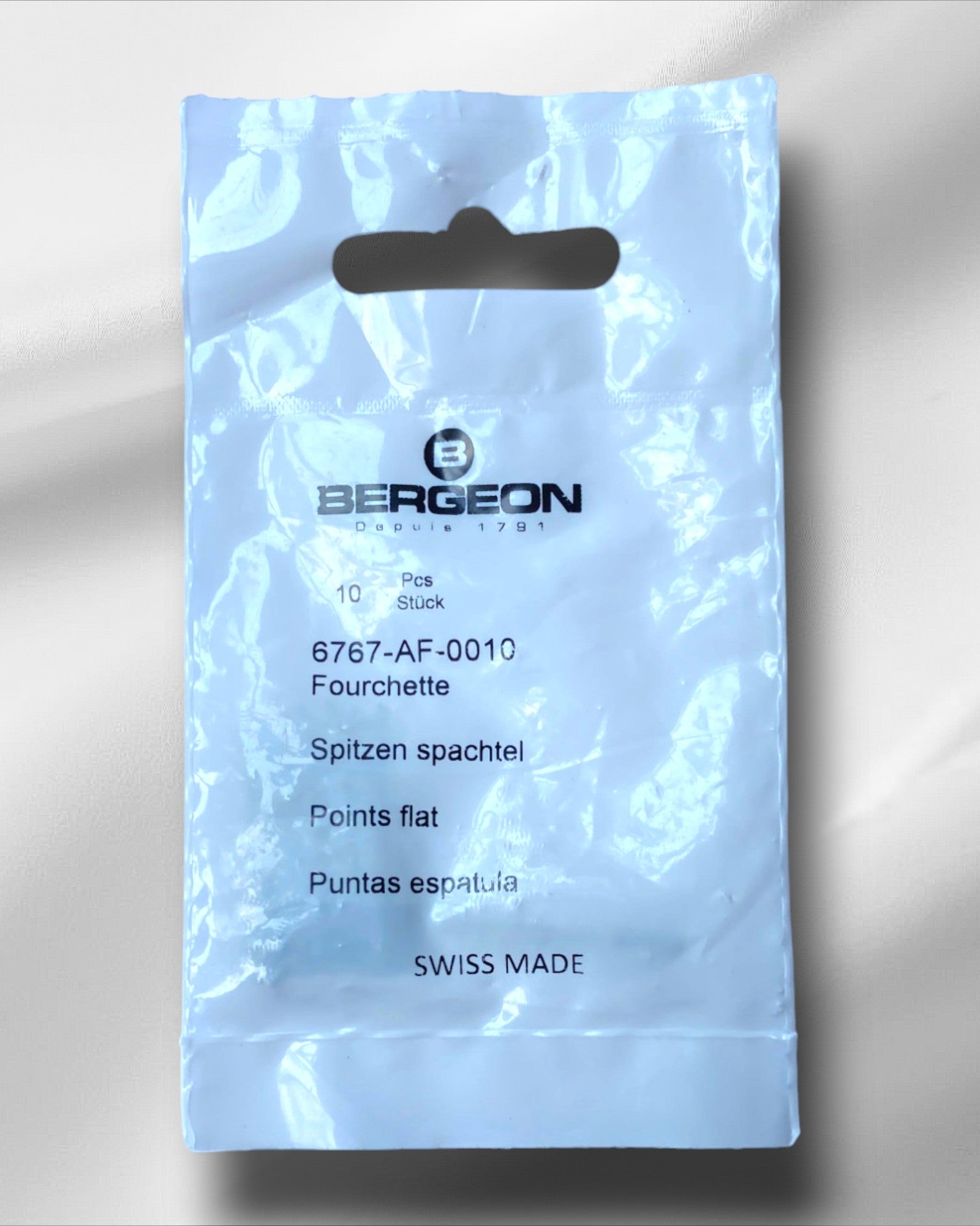 Genuine Bergeon 6767-AF-0010 narrow spatula tool bit (Swiss Made)