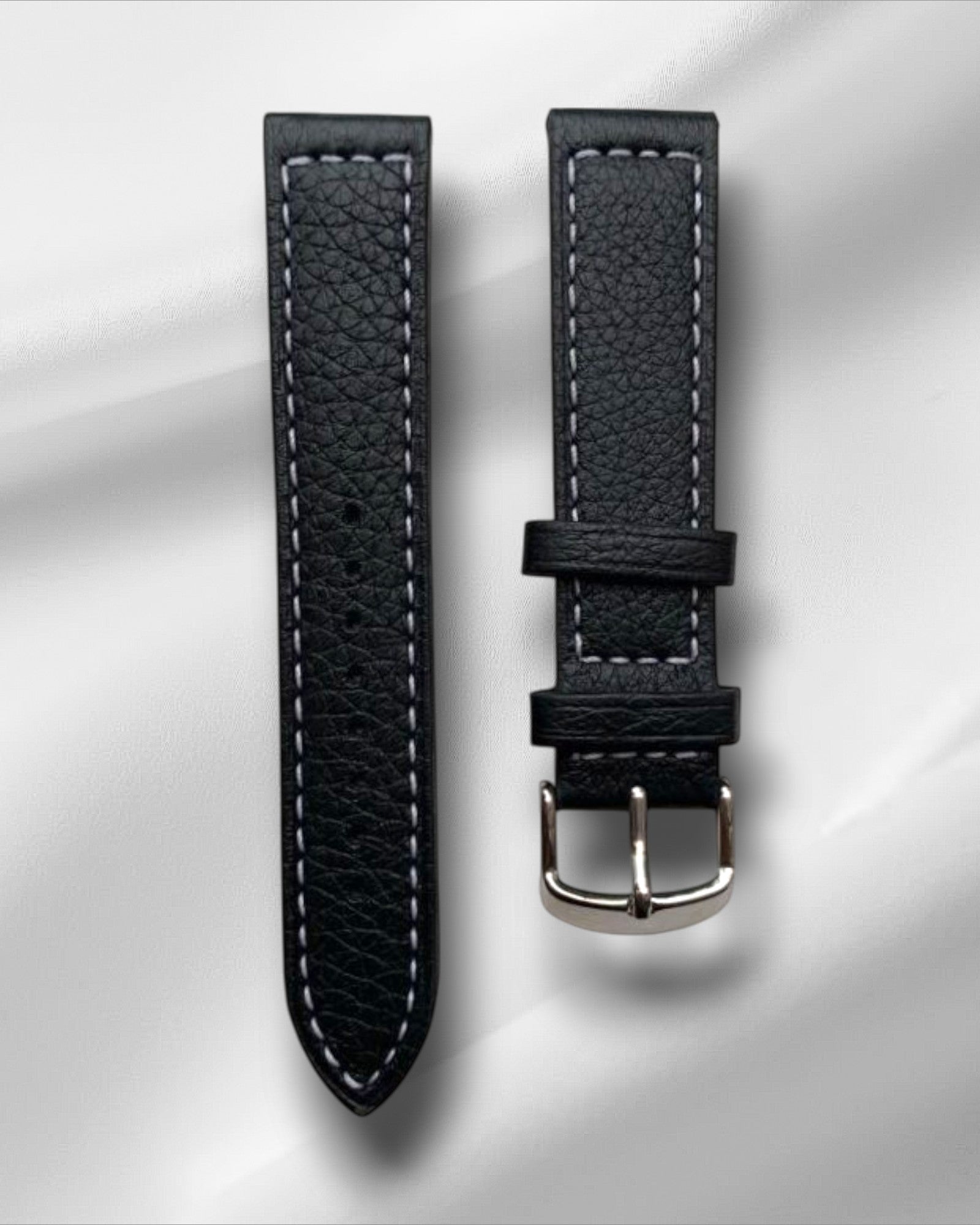Black Genuine Deerskin Strap