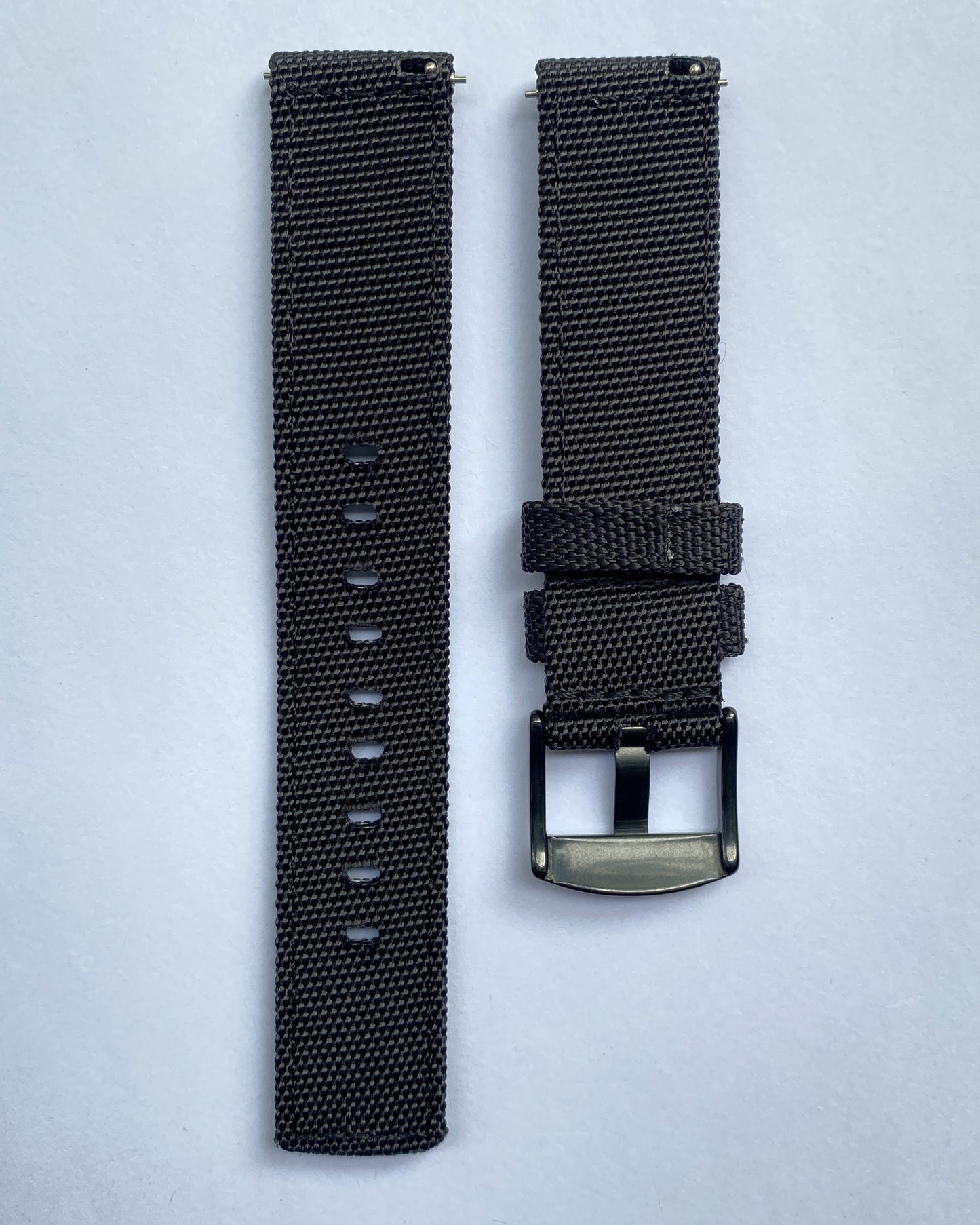 Water resistant watch straps 20mm (Black Buckle)
