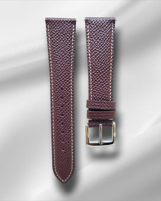 Brown Epsom Leather Watch Straps
