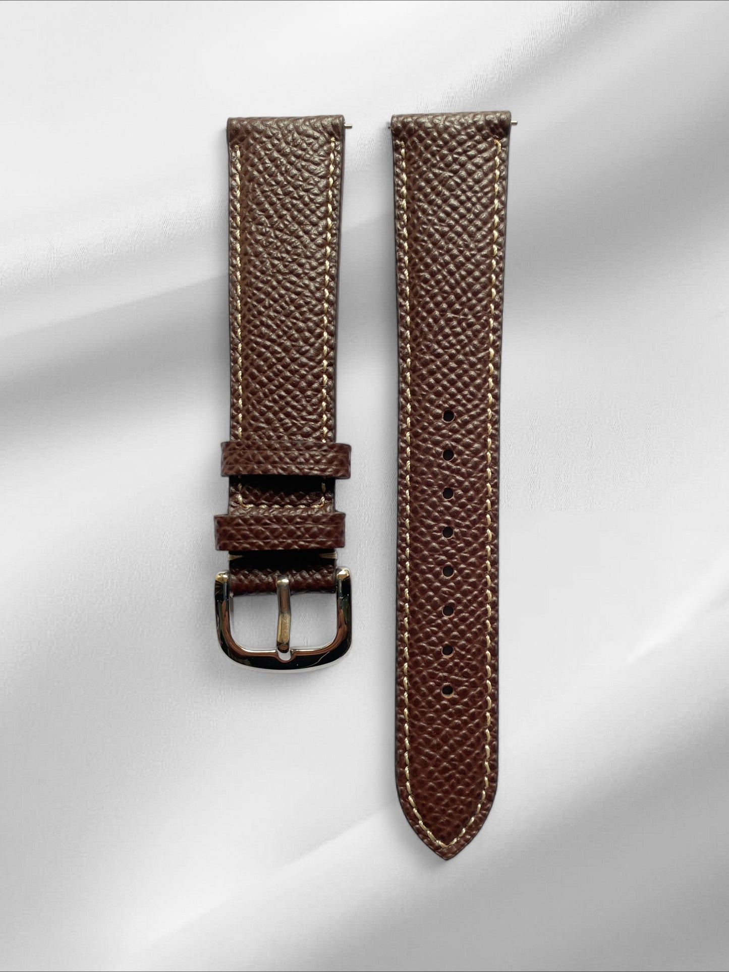 Brown Epsom Leather Watch Straps