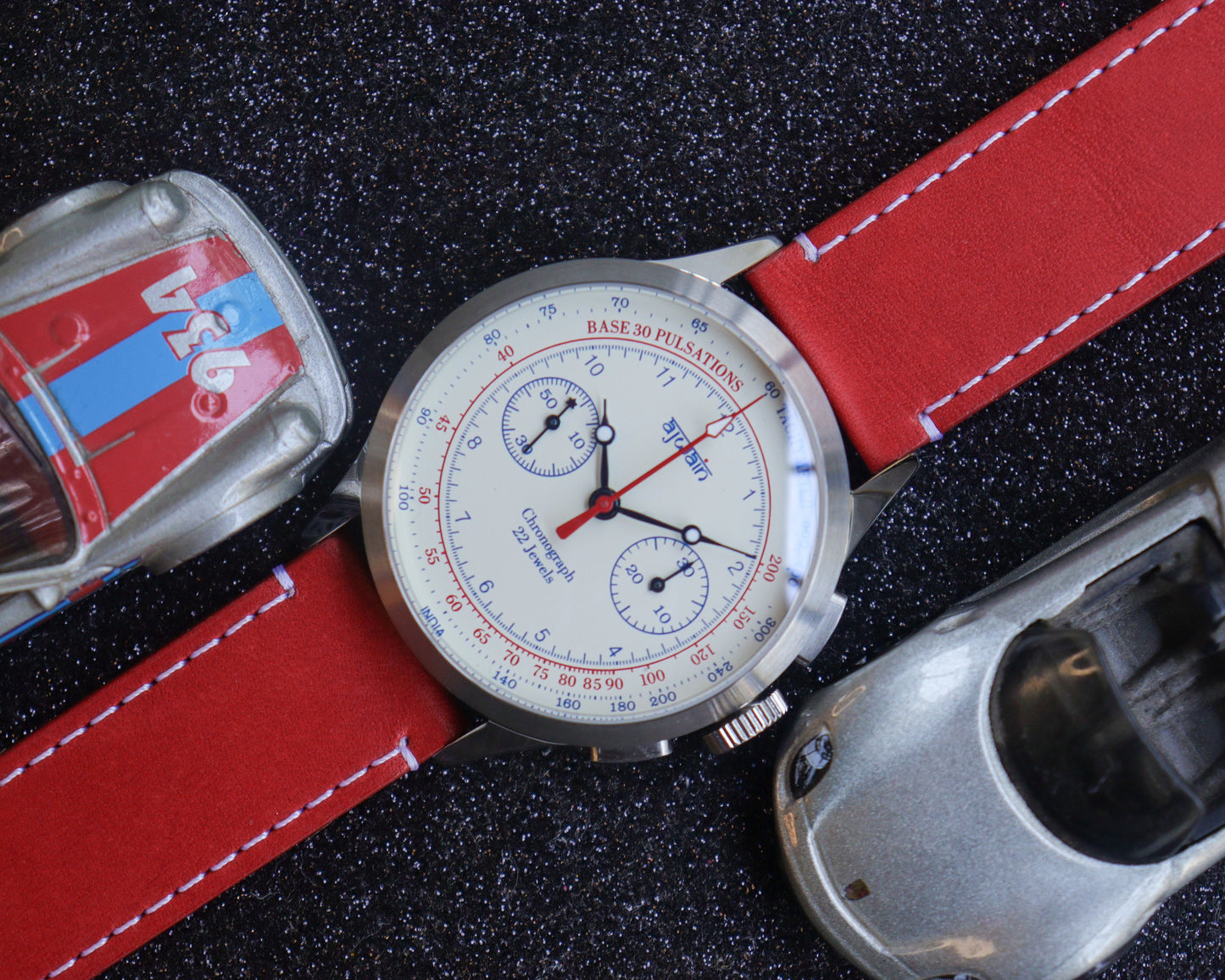 Sholavaram III Vintage watch with retro-inspired styling and premium mechanical movement by Ajwain