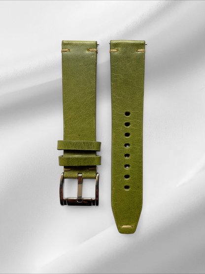 Green Ibiza Italian Leather Strap
