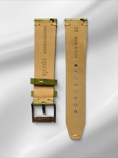 Green Ibiza Italian Leather Strap