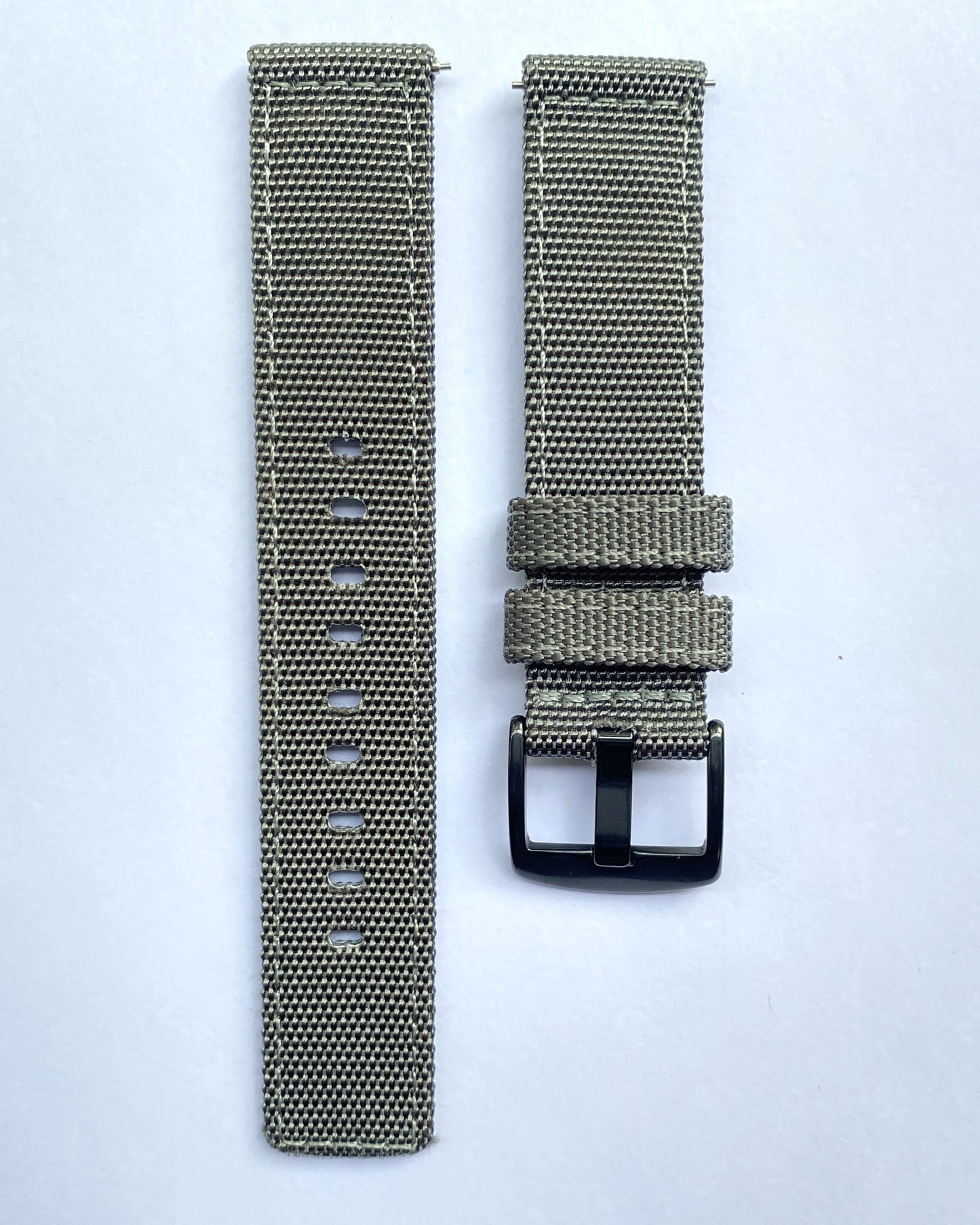 Water resistant watch straps 20mm (Black Buckle)