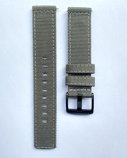 Water resistant watch straps 20mm (Black Buckle)