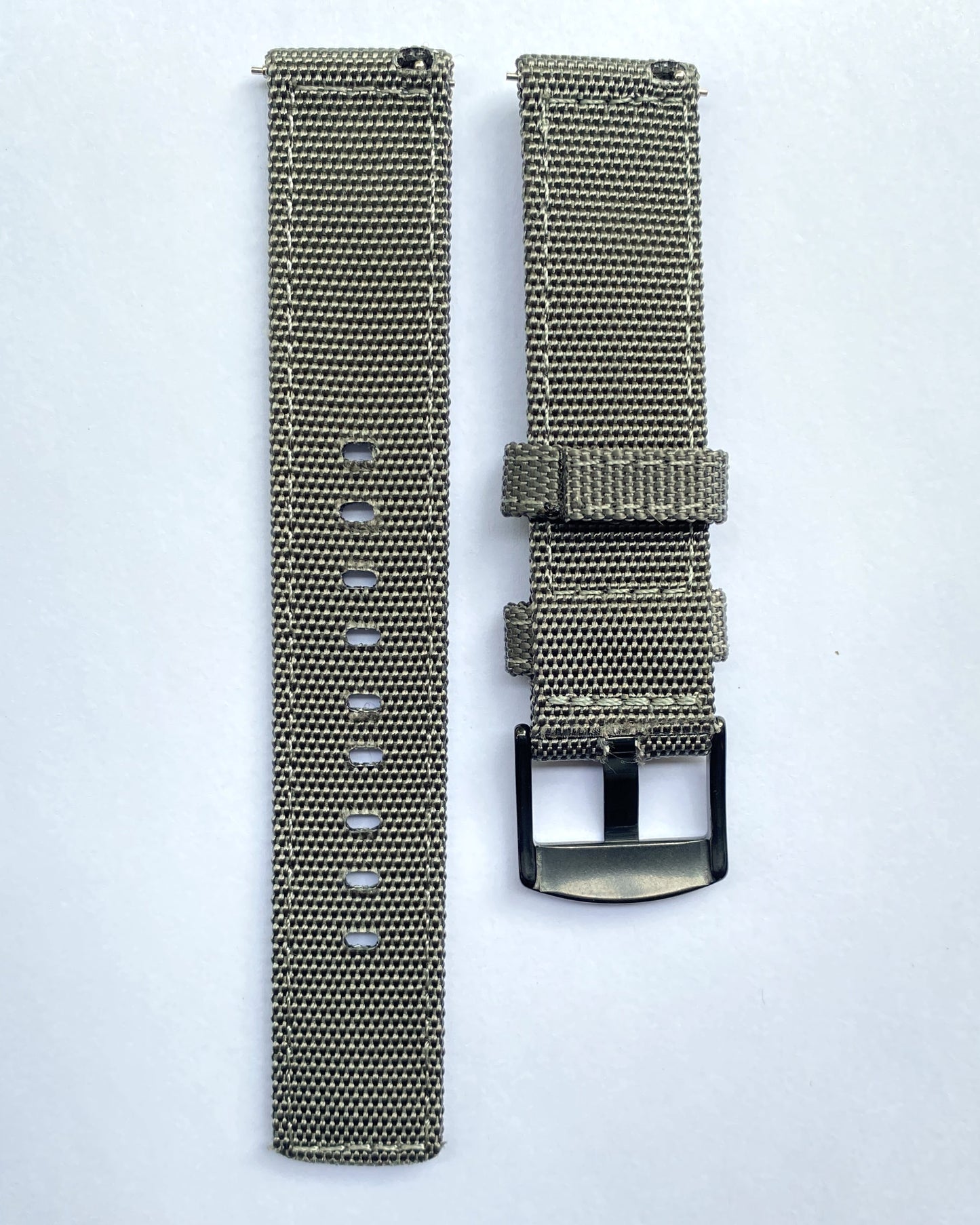 Water resistant watch straps 20mm (Black Buckle)