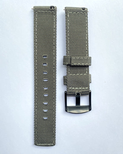 Water resistant watch straps 20mm (Black Buckle)