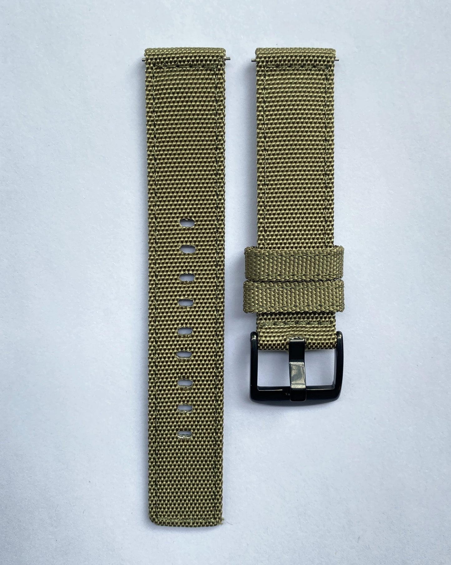 Water resistant watch straps 20mm (Black Buckle)
