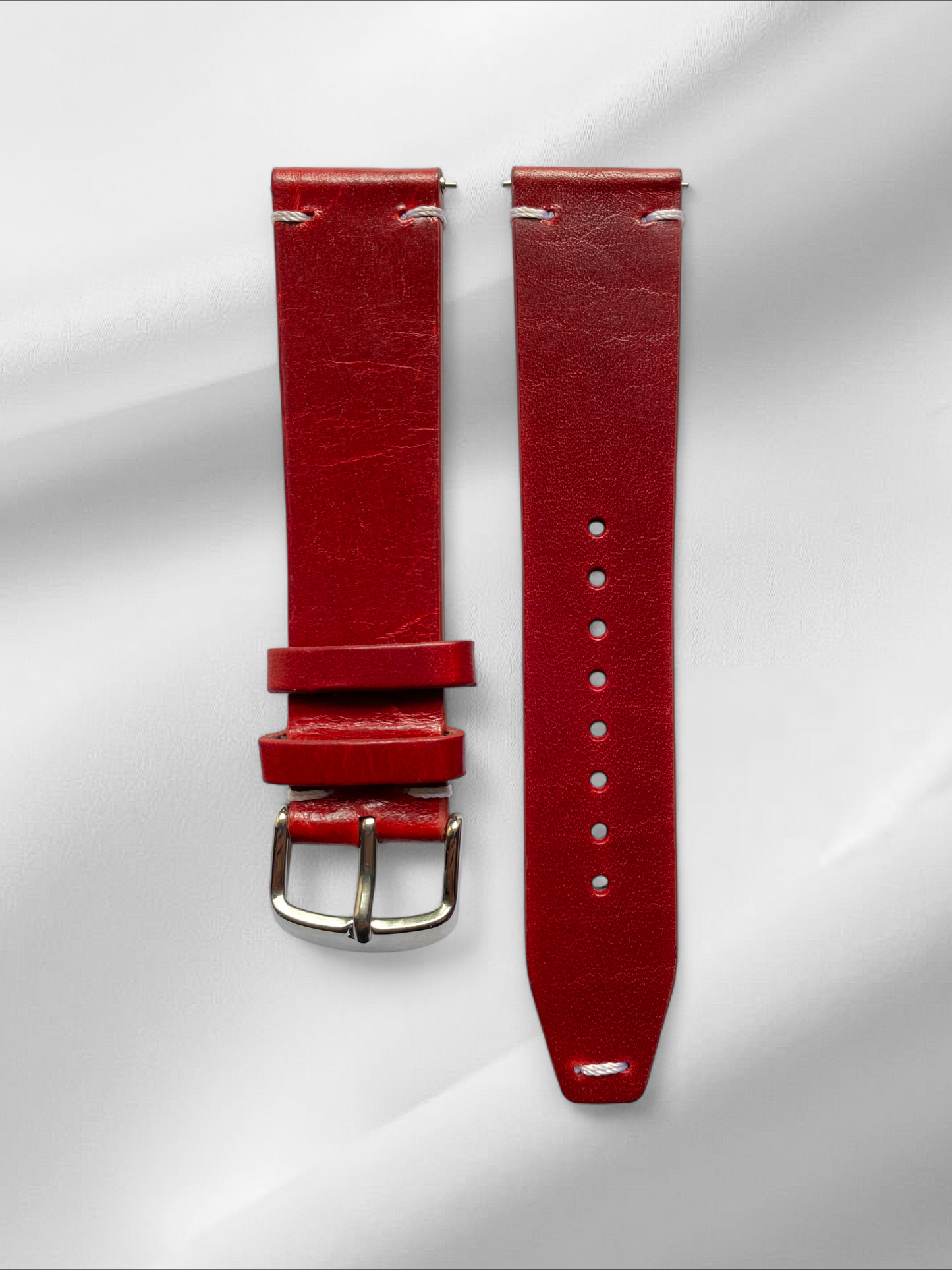 Red Ibiza Italian Leather Strap
