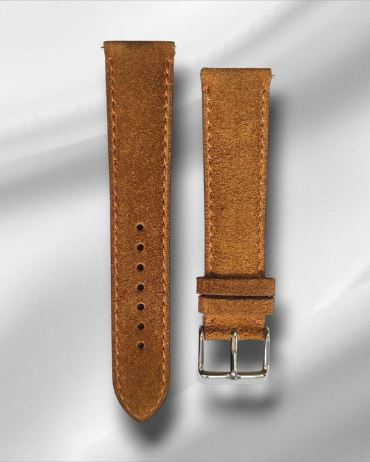 Tan Suede Leather Strap