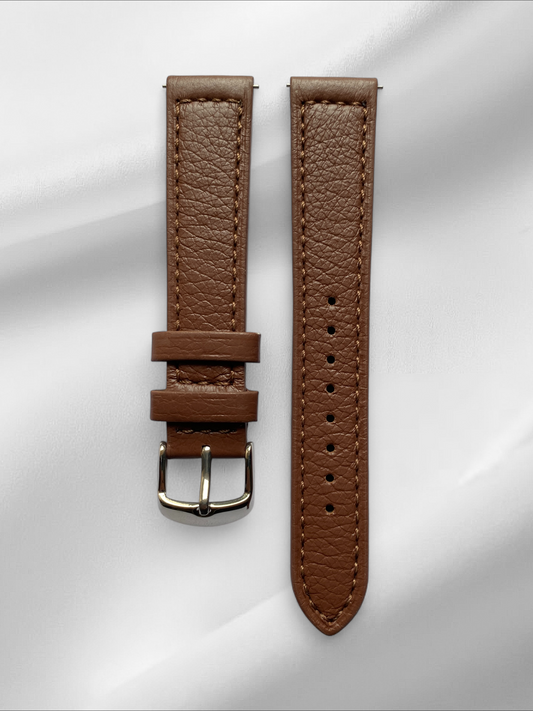 Tan Genuine Deerskin Strap