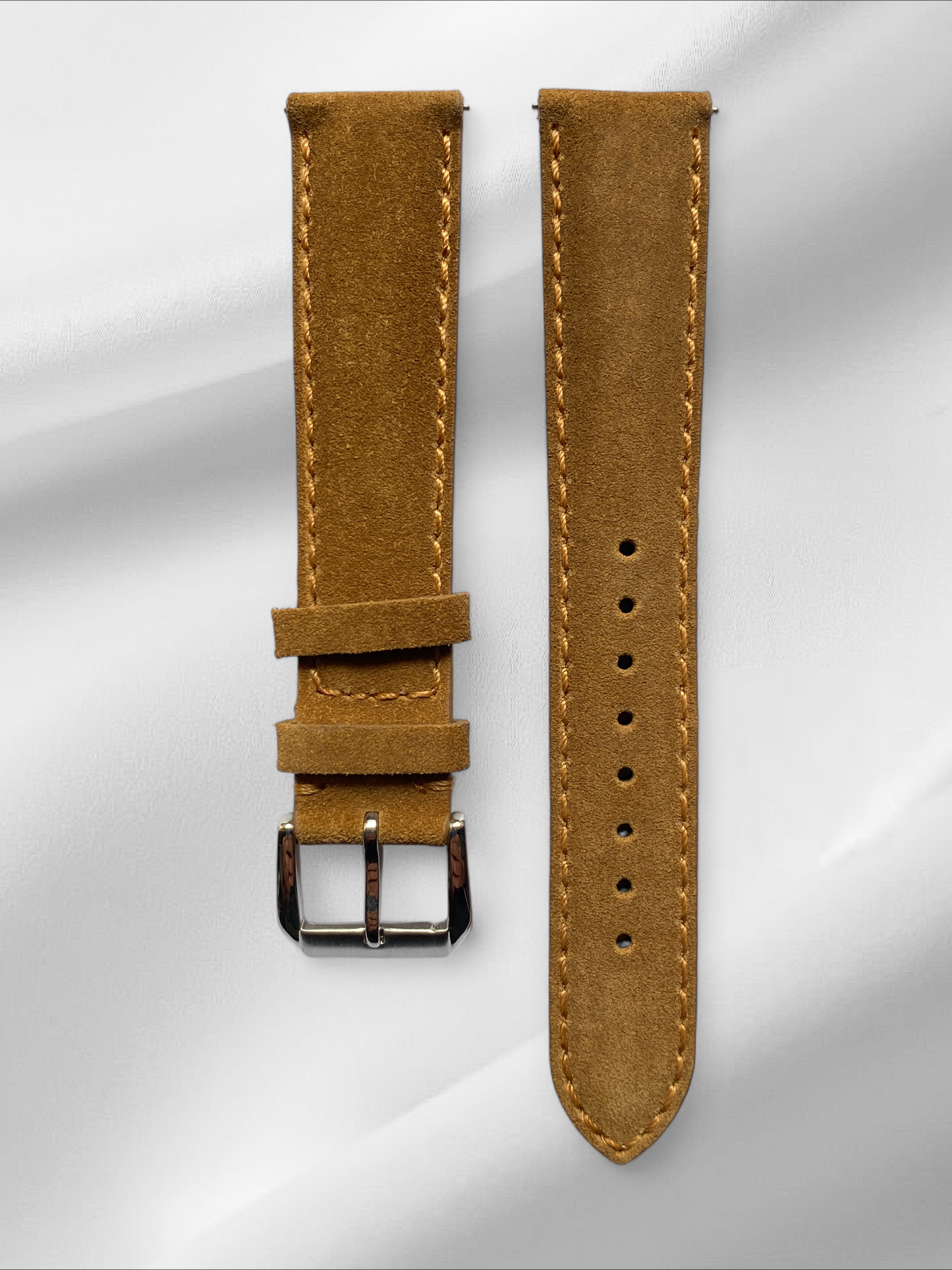 Tan Suede Leather Strap