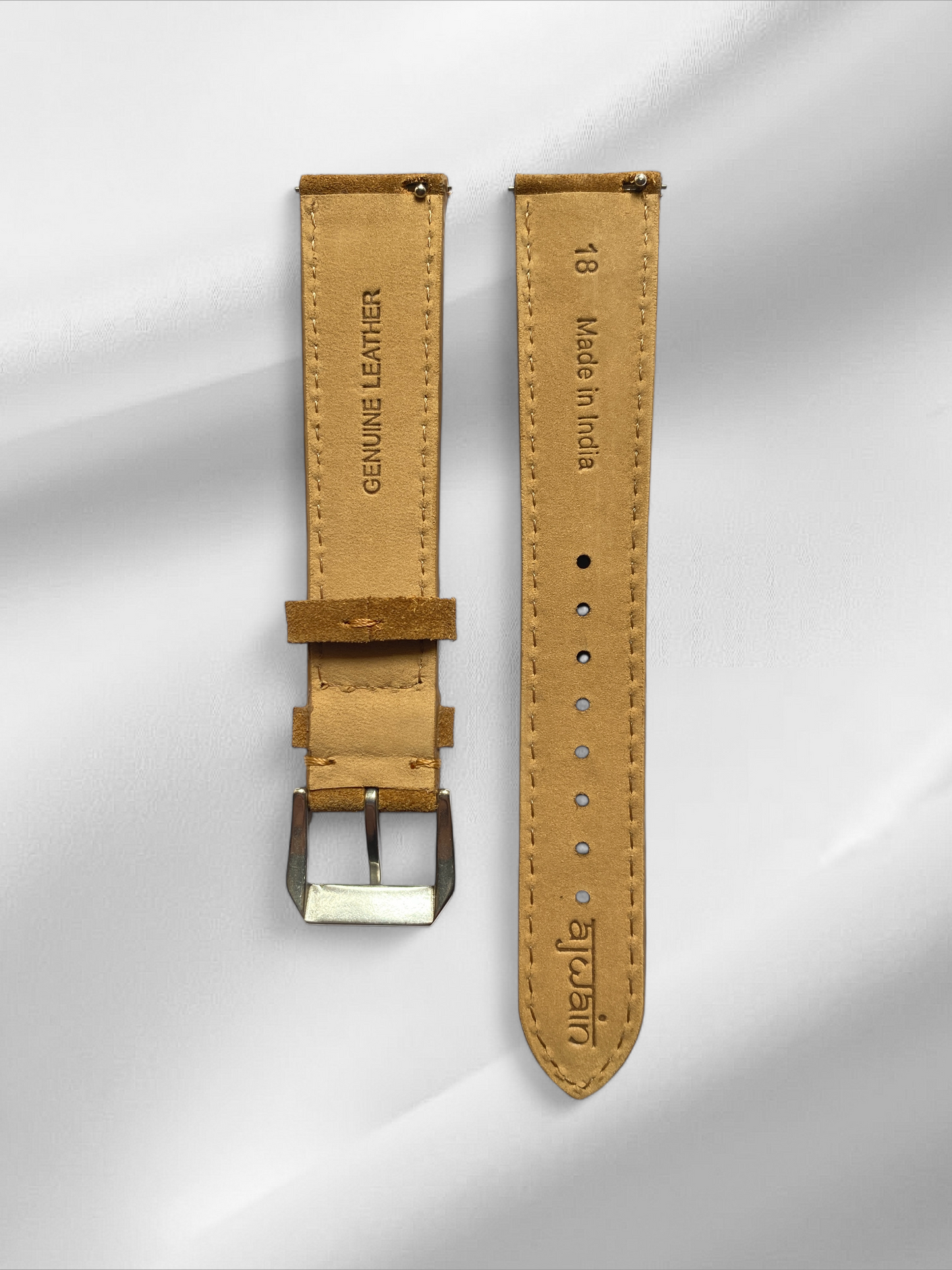 Tan Suede Leather Strap