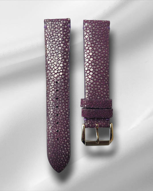 Merlot Stingray Leather Watch Straps