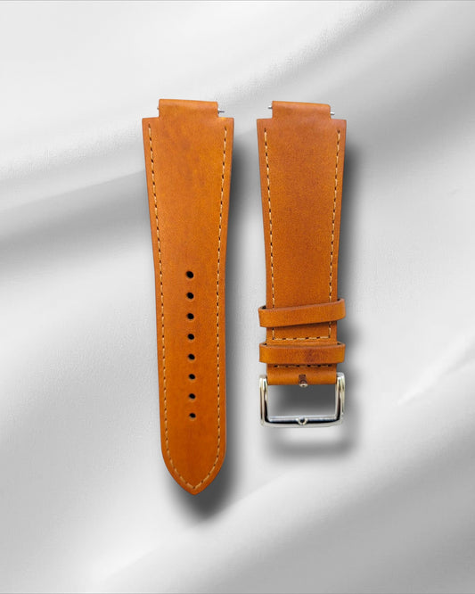 Fitted Tan Italian Leather Strap for the Casio DW5600
