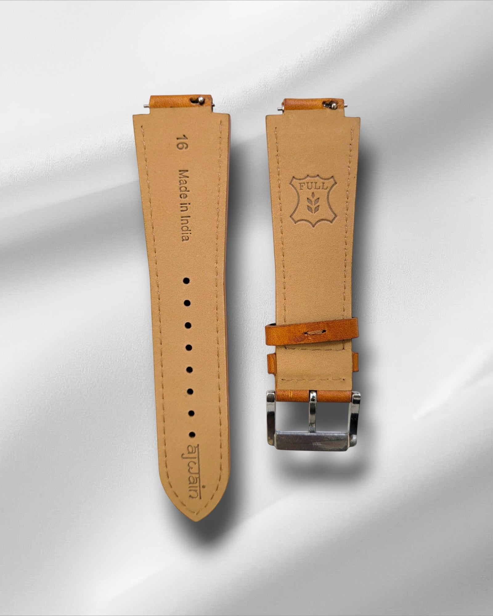 Fitted Tan Italian Leather Strap for the Casio DW5600