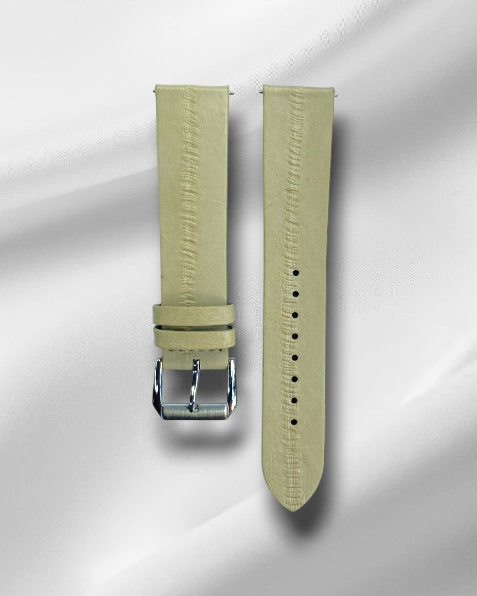 Beige Eelskin strap