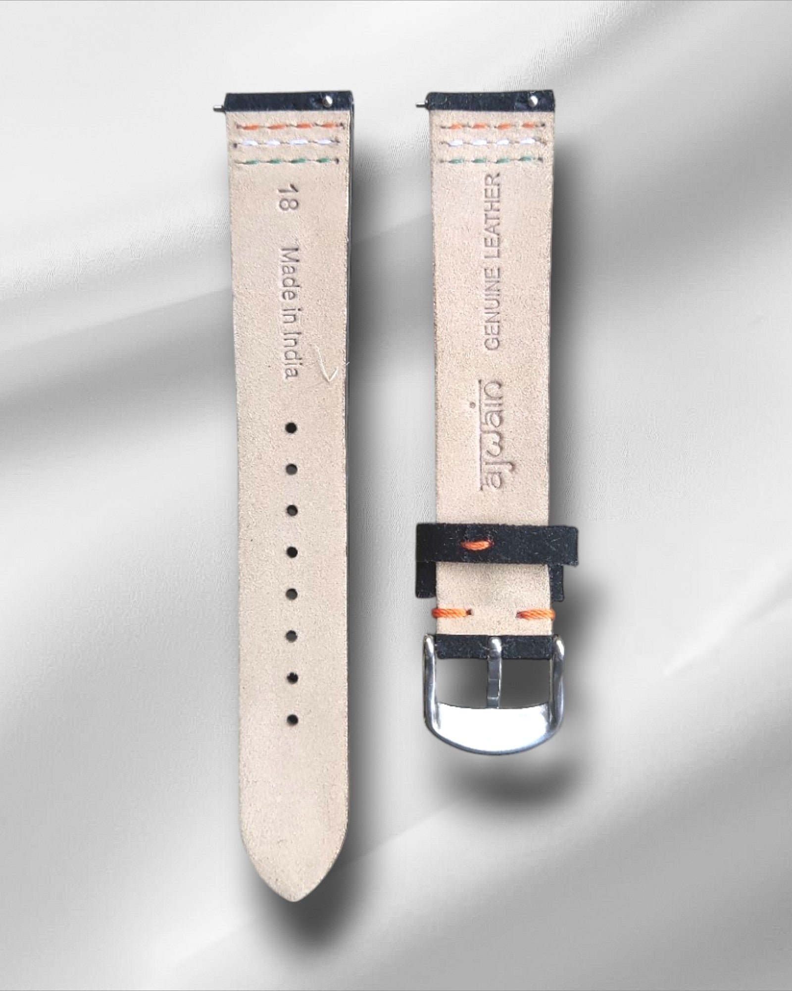 Black Suede Leather Strap