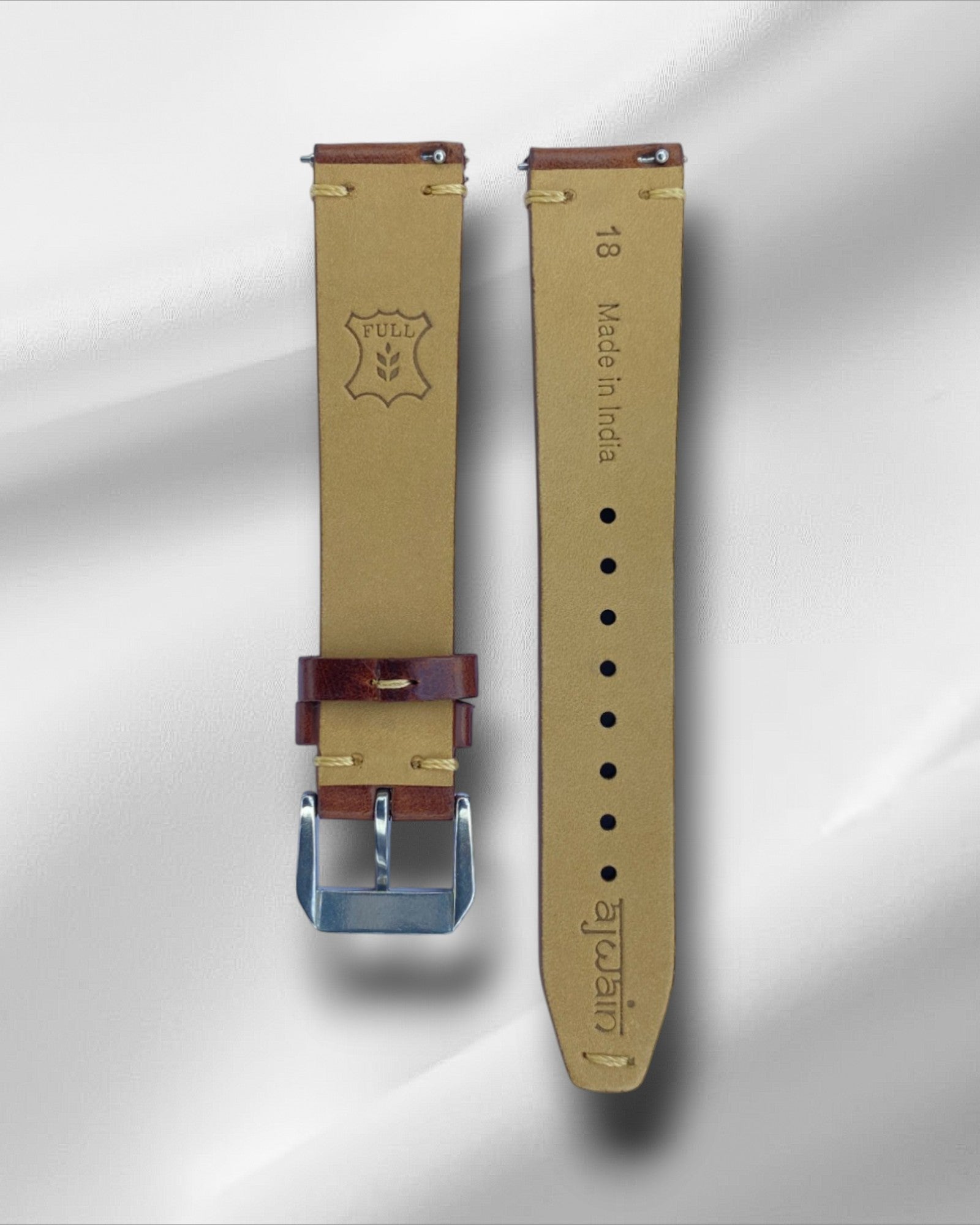 Brown Ibiza Italian Leather Strap