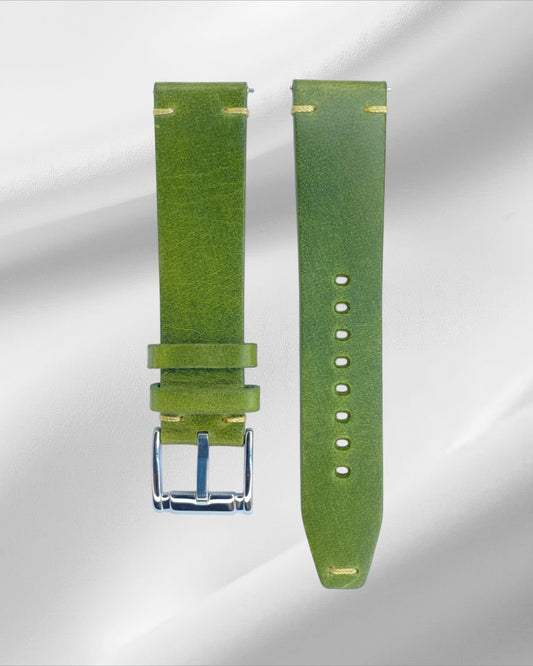 Green Ibiza Italian Leather Strap