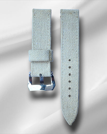 Off White Canvas Watch Strap (Washable)