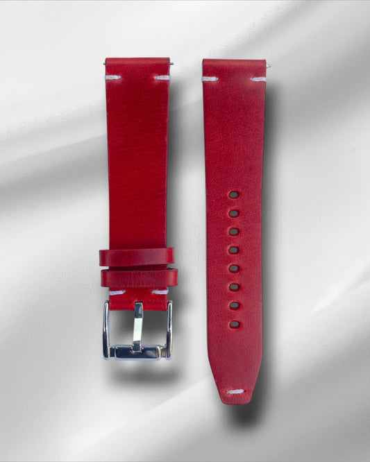 Red Ibiza Italian Leather Strap
