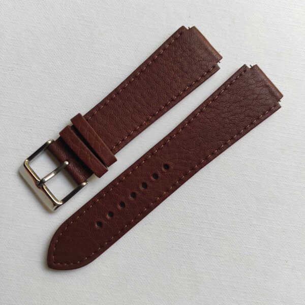 Fitted Brown Italian Leather Strap for the Casio AE1200