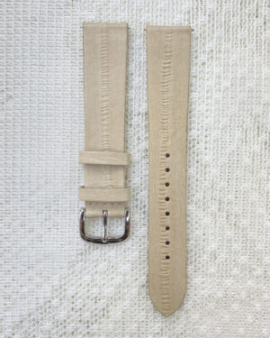 Ajwain Eelskin Beige strap